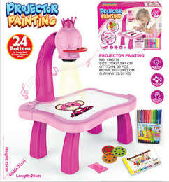 CHILDREN PROJECTOR PAINTING SET (PINK ONLY )
