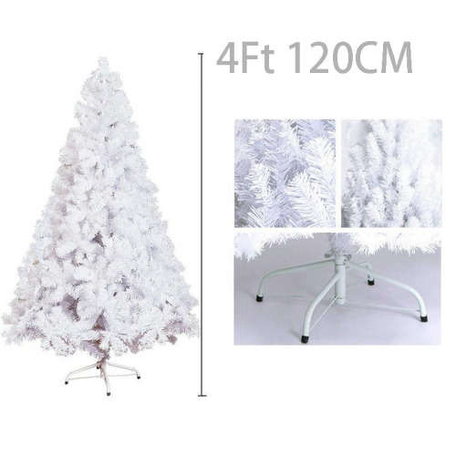 4ft,Artificial Christmas Decoration Tree White