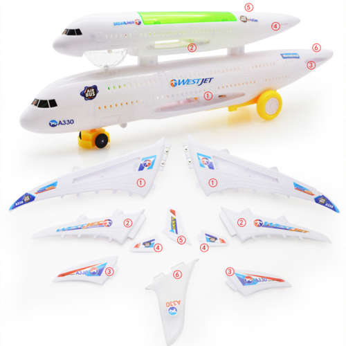 AIRBUS TWO LAYER MUSIC AIRPLANE