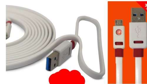 PREMIUM FLAT USB CABLE 3m