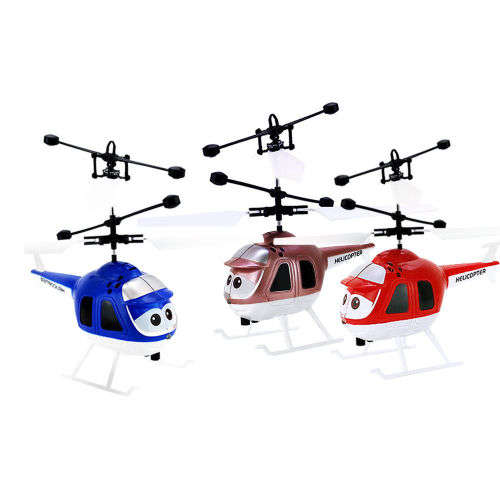 Flying Mini RC Infraed Induction Helicopter Aircraft Flashing Light Kids Toy Hot