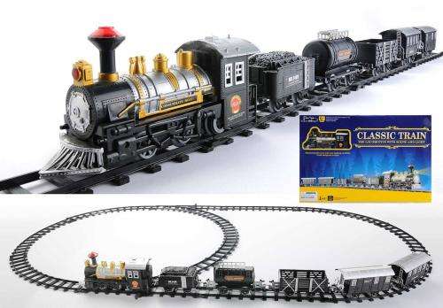 CLASSIC TRAIN THE LOCOMOTIVE WITH SOUND AND LIGHT
