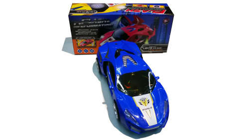 Flash And Deformation Rotating Toy Car