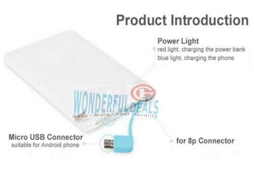 Ultra Thin POWERBANK (Green Only )