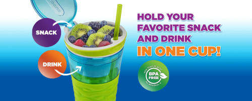 Snackeez Snack & Drink in one cup
