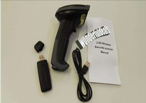 2.4GHz Handheld Wireless USB Automatic Laser Barcode Scanner
