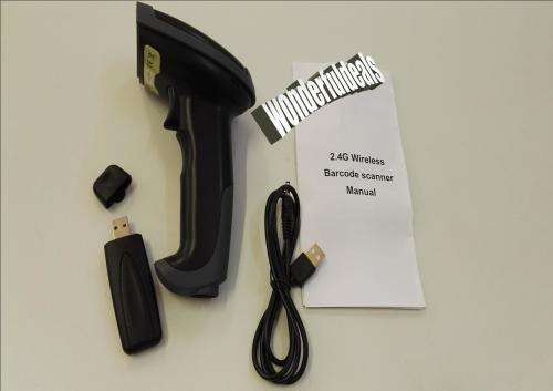 2.4GHz Handheld Wireless USB Automatic Laser Barcode Scanner