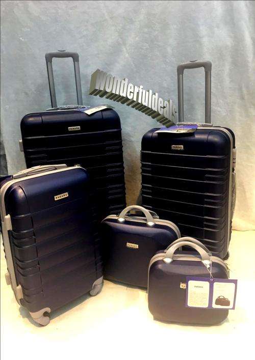5 PIECE LUGGAGE SET/ABS Trolley Luggage with Universal Wheels