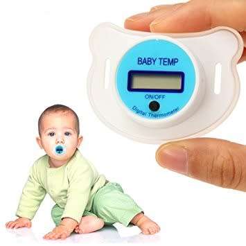Baby Pacifier Thermometer