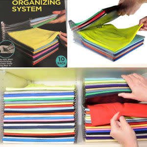 10 pack T-shirt Organising System