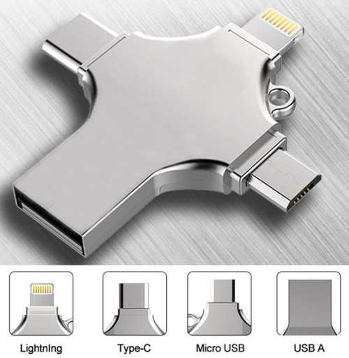 4-in-1 Flash Drive 8GB