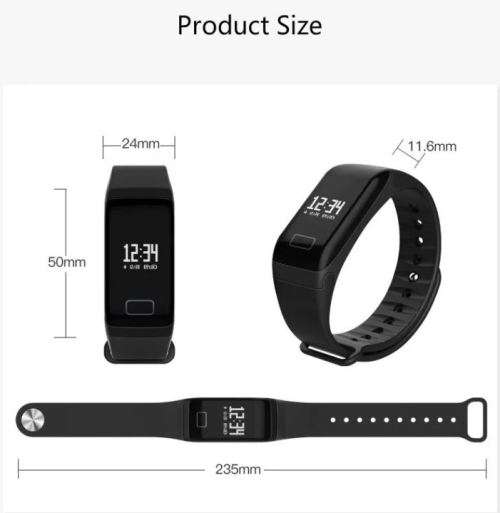 Heart Rate And Blood Pressure Smart Bracelet