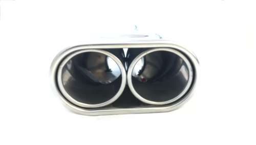 Universal Car Rolled Oval Split Exhaust Muffer Tip
