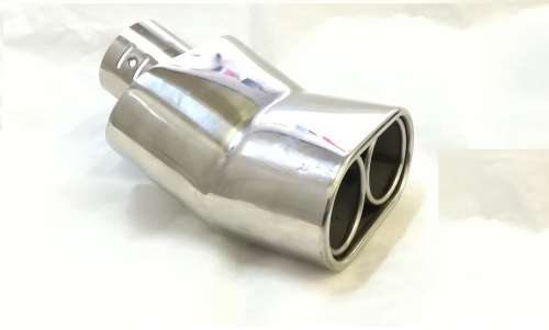 Universal Car Rolled Oval Split Exhaust Muffer Tip