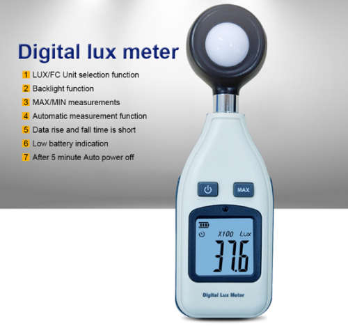 LCD Digital Lux Meter