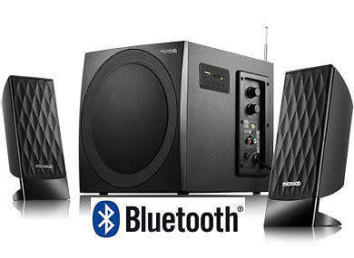 Microlab Just Listen Bluetooth Speakers.