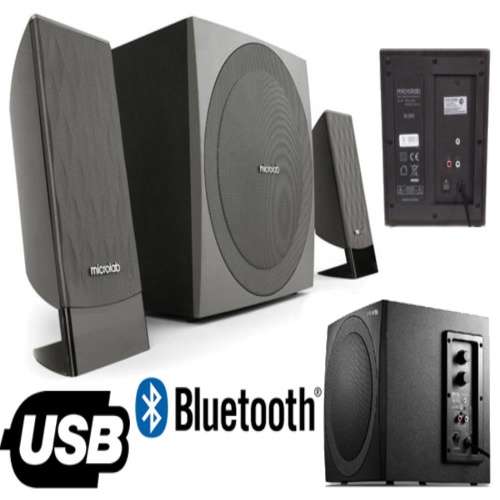 Microlab Just Listen Bluetooth Speakers.