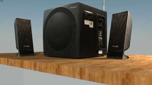 Microlab Just Listen Bluetooth Speakers.