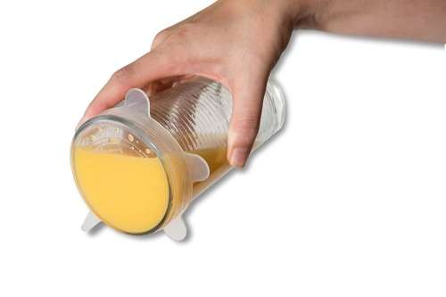 6 Silicone Sealing Lids.