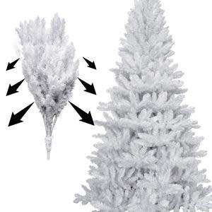 2.1M Christmas Decoration Tree White (Silver and White Colour)