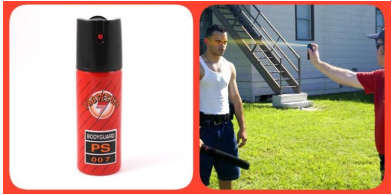 PS 007 Bodyguard 60ml self defense pepper spray for personal defense safe tool