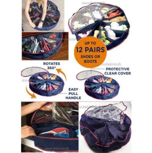 UNDER BED SHOE ORGANIZER