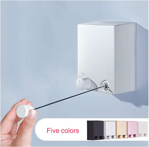 Indoor and Outdoor  Retractable Rope Clothesline Dryer, 4.2m