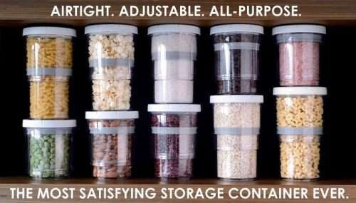 THE ADJUSTABLE CONTAINER