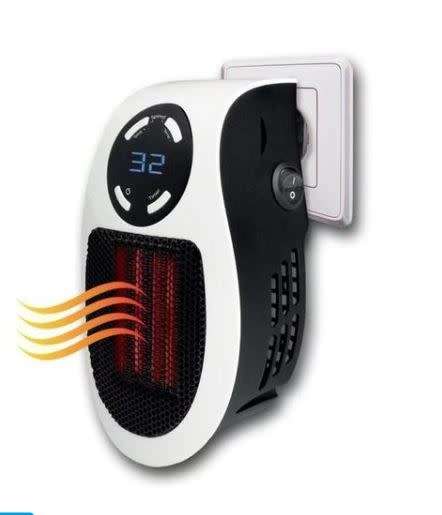 PLUGGABLE CERAMIC MINI HEATER FAN