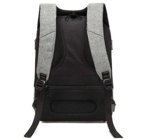2019 men's waterproof USB charging laptop back pack bag