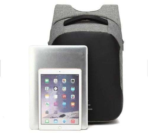2019 men's waterproof USB charging laptop back pack bag