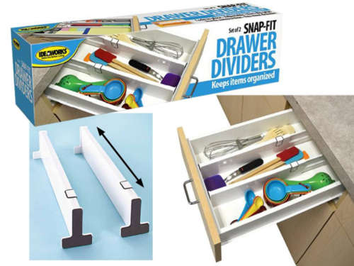 SET OF 2 DRAWER DIVIDERS