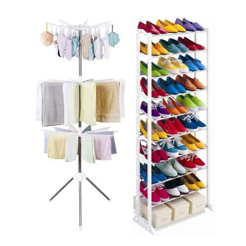 THE AMAZING 10 TIER SHOE RACK