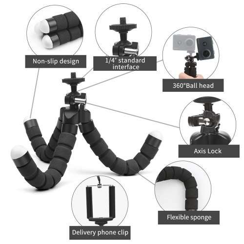 Flex-Arm Tripod + Remote Shutter