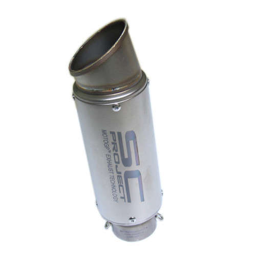 Motorcycle Exhaust Pipe Laser Marking SC Project Muffler
