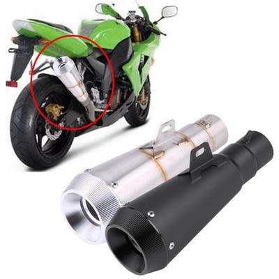 SC PROJECTUNIVERSAL MOTORCYCLE EXHAUST PIPE BLACK SLUSH