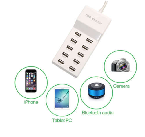 100000 USB Charger Station USB 10 Ports