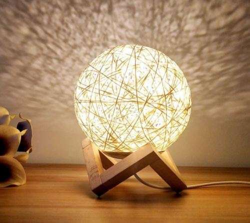 Art Round Moon LED Table Light