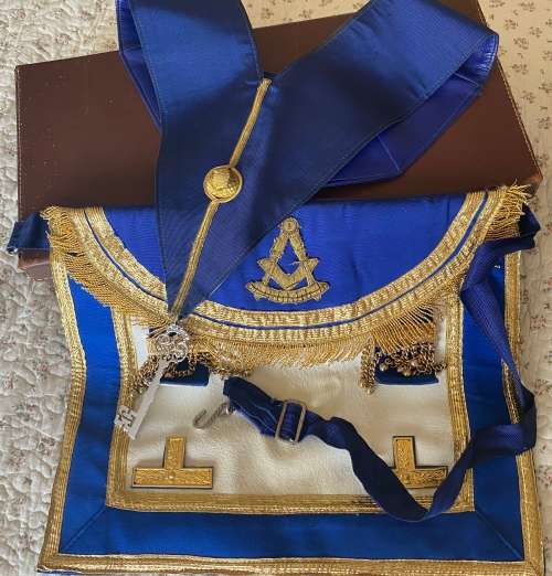 Masonic items with suitcase