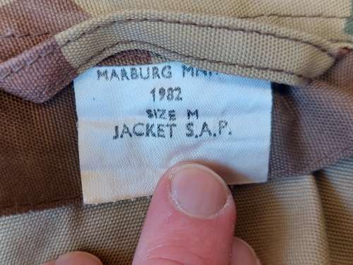 Old South African Police Camo Jacket (1982)