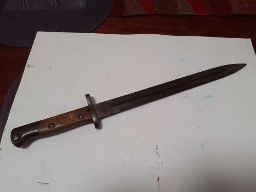 Bayonet used by Union Forces  in German West Africa in 1914