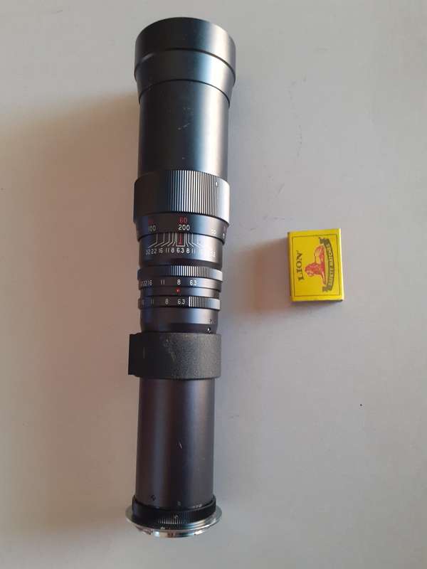 Mamiya Sekor F6.3 400 mm m42 lens