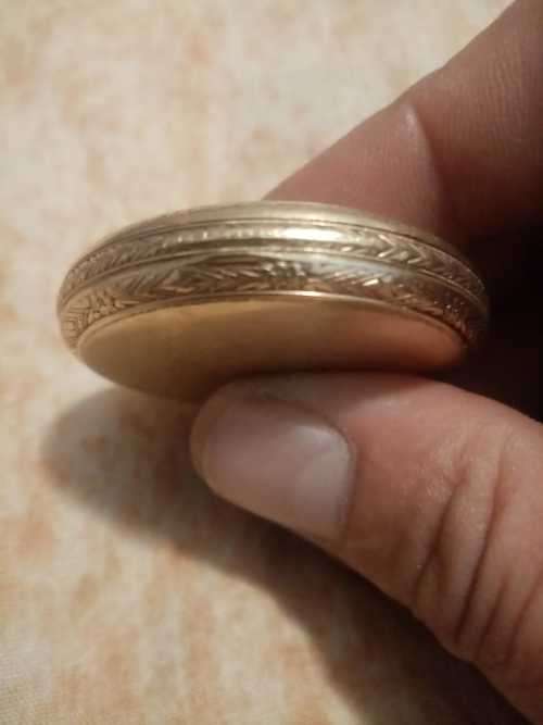 vintage 10k rolled gold elgin pocketwatch