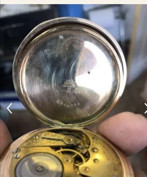 vintage 10k rolled gold elgin pocketwatch
