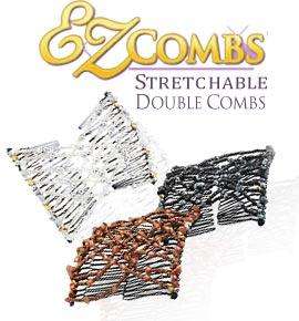 Create Amazing hair styles with EZ comb SET  Black & Brown