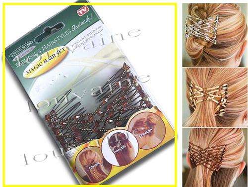Create Amazing hair styles with this  EZ Comb BROWN
