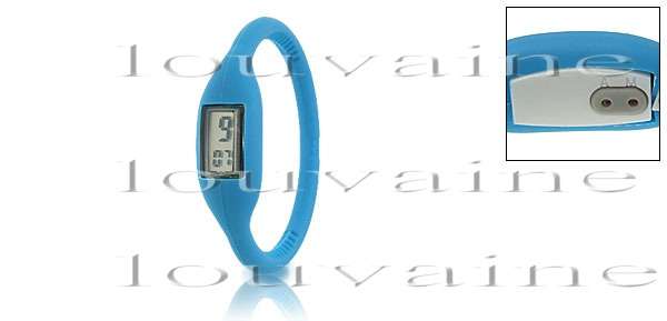 Sports Slim Digital Watch Blue