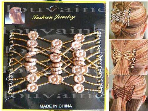 Beautifull and fashionable hair clip comb Gold