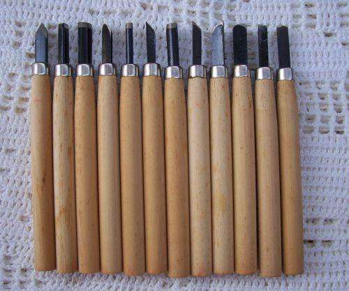 Set of 12 Carving tools