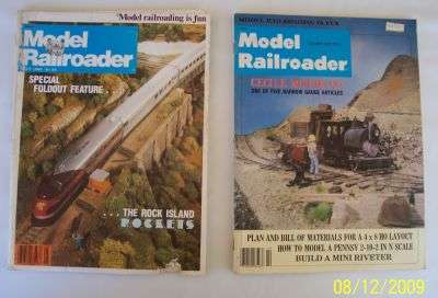 Model Railroader October 1979 + May 1980